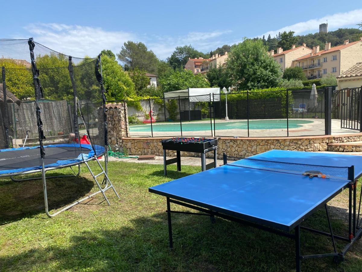 3 Pieces Climatise En Rez De Jardin Avec Piscine Apartment Villeneuve-Loubet Exterior photo